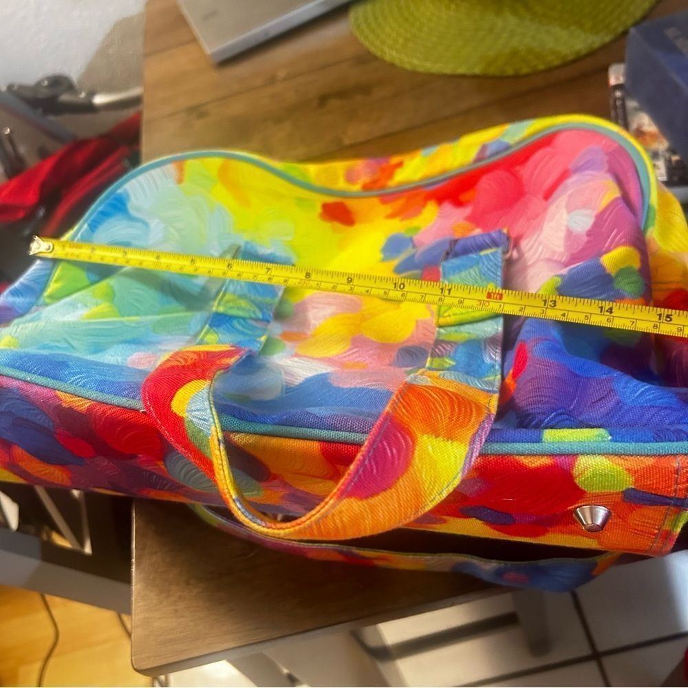 Colorful Women's duffle Bag sport weekend bag France - Picture 2 of 10